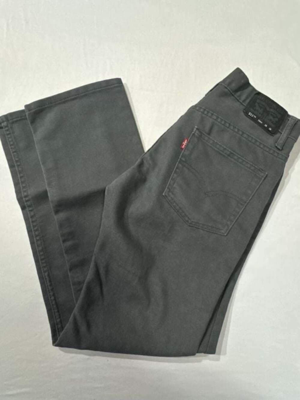 M423 Levi's 511 Slim Fit Jeans Size 16REG 28x28 Gray